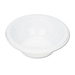 Tablemate® Plastic Dinnerware, Bowls, 5 oz, White, 125/Pack