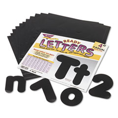 TREND® Ready Letters Casual Combo Set, Black, 4"h, 182/Set