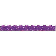 TREND® Terrific Trimmers Sparkle Border, 2 1/4" x 39" Panels, Purple, 10/Set