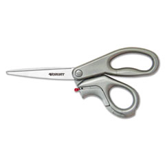Westcott® E-Z Open Box Opener Stainless Steel Shears, 8" Long, 3.25" Cut Length, Gray Offset Handle