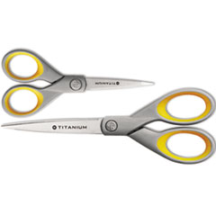 Westcott® Titanium Bonded Scissors Set, 5" and 7" Long, 2/Pack