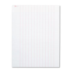 TOPS™ Data Pad with Plain Column Headings, 8 1/2 x 11, White, 50 Sheets