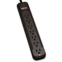 Tripp Lite Protect It! Surge Protector, 7 Outlets, 12 ft Cord, 1080 Joules, Black