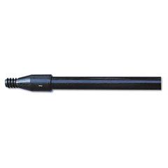 Boardwalk® Fiberglass Broom Handle, Nylon Plastic Threaded End, 1" Dia. x 60" Long, Black