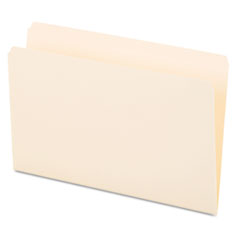 Universal® File Folders, Straight Cut, One-Ply Top Tab, Legal, Manila, 100/Box