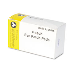 PhysiciansCare® by First Aid Only® Emergency First Aid Eye Patch, 2" x 3", 4/Box