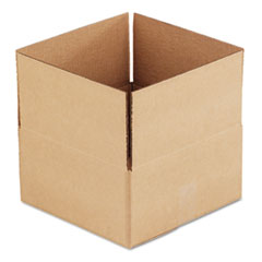 General Supply Fixed-Depth Shipping Boxes, Regular Slotted Container (RSC), 12" x 12" x 6", Brown Kraft, 25/Bundle