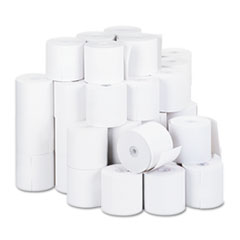 Universal® Impact and Inkjet Print Bond Paper Rolls, 0.5" Core, 2.75" x 190 ft, White, 50/Carton