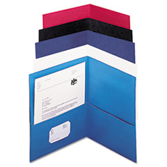 Universal® Two-Pocket Portfolios with Textured Covers