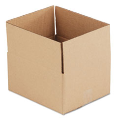 General Supply Fixed-Depth Shipping Boxes, Regular Slotted Container (RSC), 12" x 10" x 6", Brown Kraft, 25/Bundle