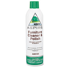 Misty® Aspire Furniture Cleaner & Polish, Lemon Scent, 16oz Aerosol
