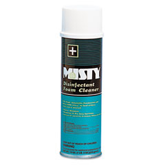 Misty® Disinfectant Foam Cleaner, Fresh Scent, 19oz Aerosol, 12/Carton