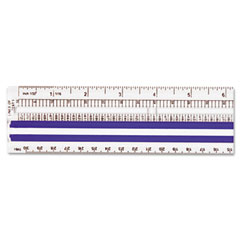 Data Processing Magnifying Plastic Ruler, 12