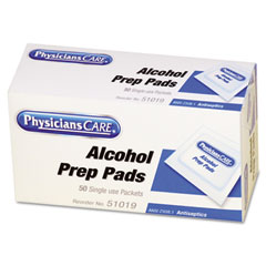 Alcohol Pads, 50 Pads/Box