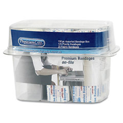 Bandage Box Kit, 150 Assorted Bandages