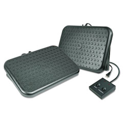 Deluxe Personal Warmer/Footrest, 100 W, 18-1/4w x 3-7/8d x 13h, Black