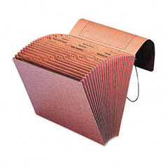 A-Z/Household Expanding File, 26 Pockets, Redrope, Letter