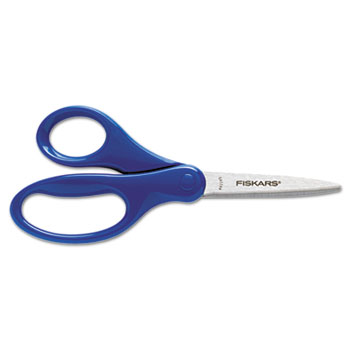 Kids Scissors, Pointed Tip, 5 Long, 1.75 Cut Length, Straight Handles,  Randomly Assorted Colors