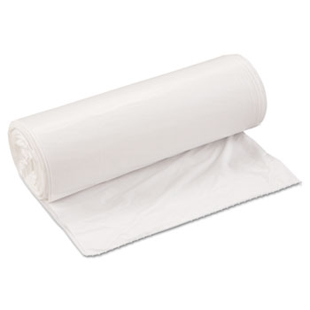 White Pack of 500 Liners 0.5 mil 24 x 32 Inteplast LLDPE Can Liners 
