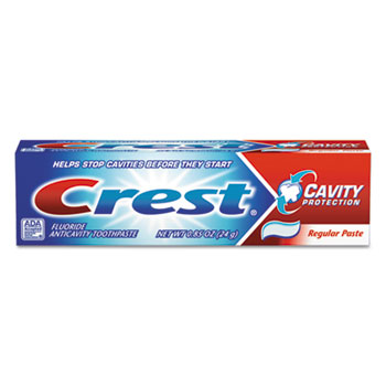 Crest Toothpaste, Personal Size, .85-Oz. Tube