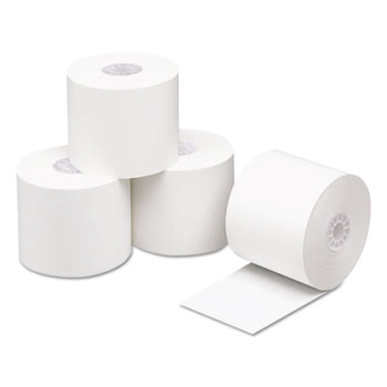 Direct Thermal Printing Thermal Paper Rolls, 4.28 x 78 ft, White