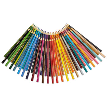 Long-Length Colored Pencil Set, 3.3 mm, 2B, Assorted Lead and Barrel Colors,  100/Pack