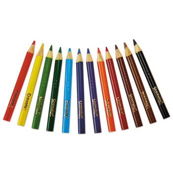 Crayola Erasable Colored Woodcase Pencils, 3.3 mm - 24 count