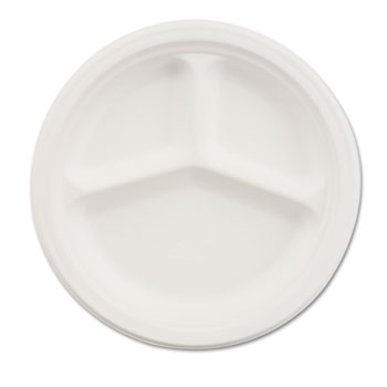 Chinet Round Paper Plate, White, 8.75 - 125 pack