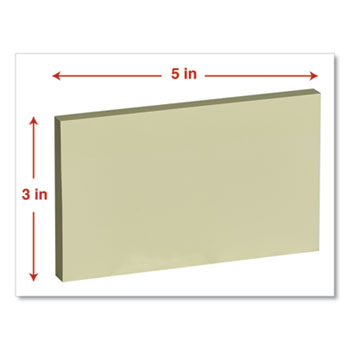 Self-Stick Note Pads, 1.5 x 2, Yellow, 100 Sheets/Pad, 12 Pads/Pack