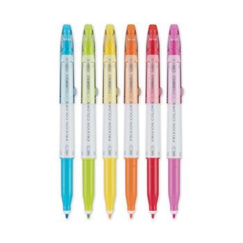 FriXion Colors Erasable Porous Point Pen, Stick, Bold 2.5 mm, Six Assorted  Artistic Ink and Barrel Colors, 6/Pack