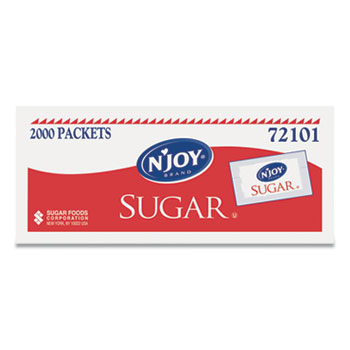 Sugar, 0.1 oz Packet, 2,000/Box