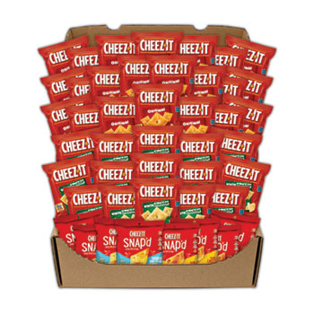 Baked Snack Crackers Variety Pack, Assorted Flavors, (8) 0.75 oz and (37) 1.5 oz Bags/Box