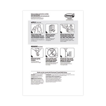 Command Small 4-Pack White Adhesive Wire Hook (0.5-lb Capacity) at