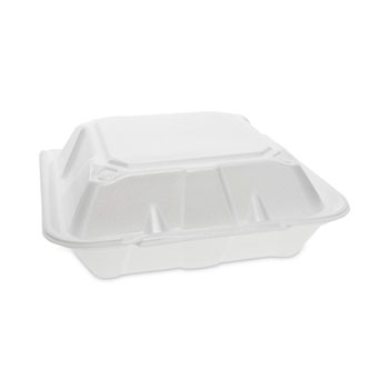 Foam Hinged Lid Container by Pactiv PCTYHD18SS00200