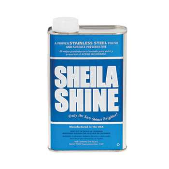 2 Sheila Shine 461216 Stainless Steel Chrome Brass Aluminum Cleaner Polish  10 oz