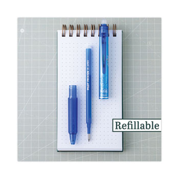 Refill for Pilot FriXion Erasable, FriXion Ball, FriXion Clicker and FriXion  LX Gel Ink Pens, Fine Tip, Blue Ink, 3/Pack