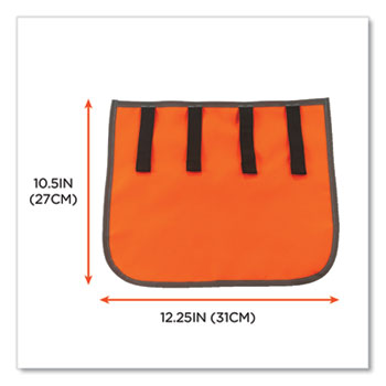 GloWear 8006 Hi-Vis Hard Hat Neck Shade, 12.25 x 10.5, Orange, Ships in 1-3  Business Days - TonerQuest