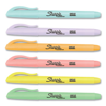 Pocket Style Highlighters, Fluorescent Yellow Ink, Chisel Tip, Yellow  Barrel, Dozen