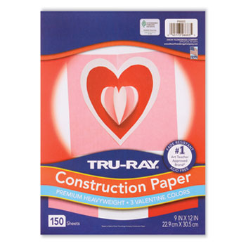 Tru-Ray Construction Paper, 76 lb Text Weight, 12 x 18, Violet, 50/Pack