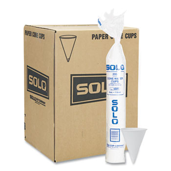 Unisource Solo Paper Cone Water Cups - Cone - 200 / Pack - White - Paper -  Water, Cold Drink : : Health & Personal Care