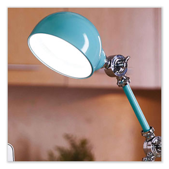 Wellness Series Revive LED Desk Lamp, 15.5 High, Turquoise, Ships