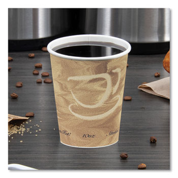 Mistique Hot Paper Cups 16oz Brown 50/Sleeve 20 Sleeves/Carton