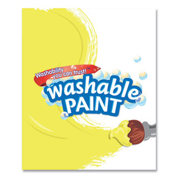 Washable Paint, White, 16 Oz 