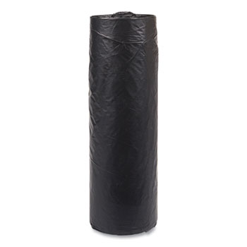 High Density Can Liners, 33 gal, 13 mic, 33 x 39, Natural, 25 Bags/Roll,  10 Rolls/Carton