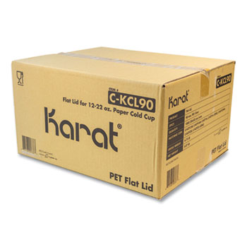 Karat 12oz White Paper Hot Cups and Black Enclosure Lids (90mm), Coffee  Shop Supplies, Carry Out Containers