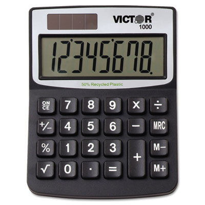 1000 Minidesk Calculator, 8-Digit LCD VCT1000