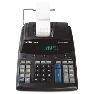 1460-4 Extra Heavy-Duty Printing Calculator, Black/Red Print, 4.6 Lines/Sec VCT14604