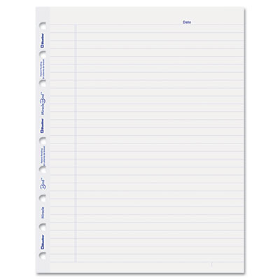Blueline® MiracleBind(TM) Ruled Paper Refill Sheets