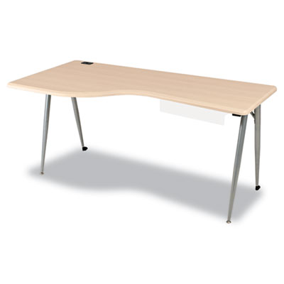 BALT® iFlex Series Full Table, 65w x 31d x 29h, Teak/Silver