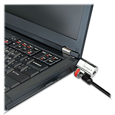 ClickSafe Keyed Laptop Lock, 5ft Cable, Black KMW64637